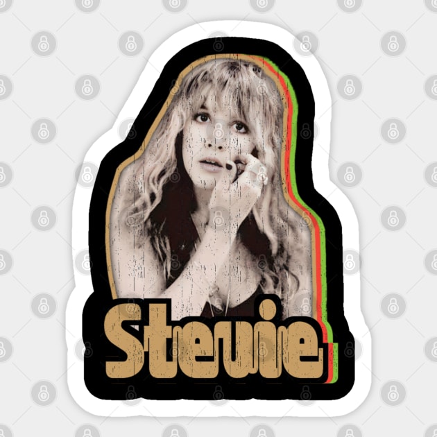 Stevie three colored Sticker by Rabbitto